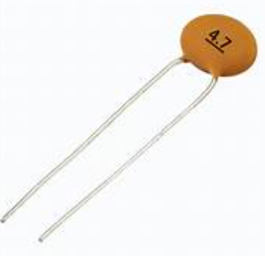 4.7pF 50V Through Hole Ceramic Disc Capacitor