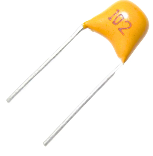 102 (0.001uF) Through Hole Multilayer  Myler  Capacitor