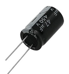 47uF 450V 16X25mm Through Hole Electrolytic Capacitor