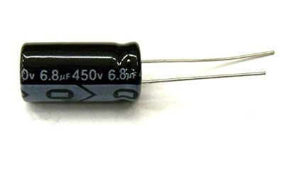 6.8uF 450V 10X13mm Through Hole Electrolytic Capacitor