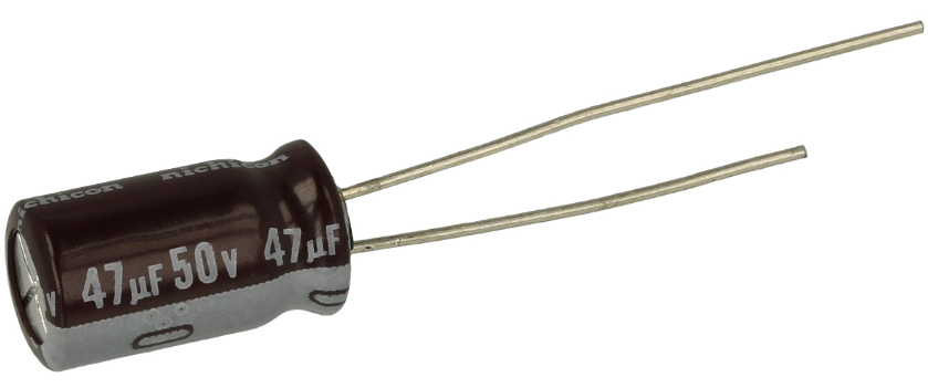 47uF 50V 5X11mm Through Hole Electrolytic Capacitor
