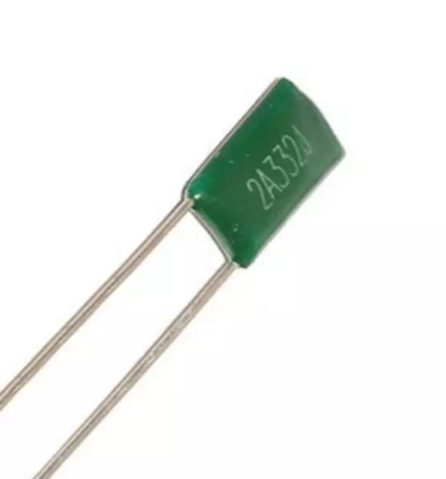 2A332J 100V 3K3 (0.0033uF) Through Hole Polyester Film Capacitor
