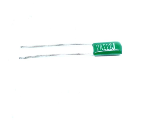 2A222J 100V 2K2 (0.0022uF) Through Hole Polyester Film Capacitor