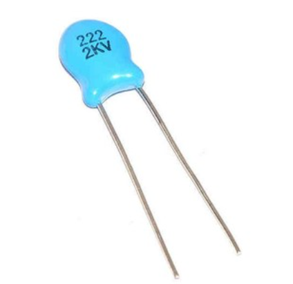 2.2nF 222 2KV Through Hole High Voltage Ceramic Disc Capacitor