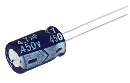 4.7uF 450V 8X12mm Through Hole Electrolytic Capacitor