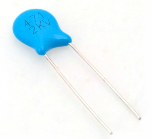 470pF 471K 2KV Through Hole High Voltage Ceramic Disc Capacitor