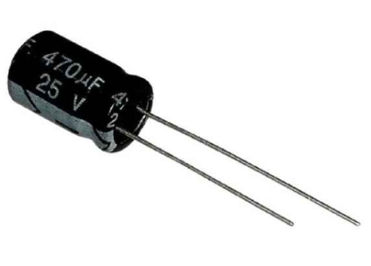 470uF 25V 8X12mm Through Hole Electrolytic Capacitor